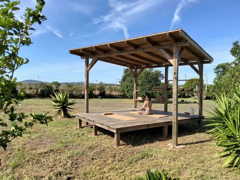Espacio para el bienestar en la naturaleza
